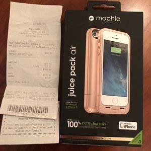Mophie Charging Case for iPhone 5/5s